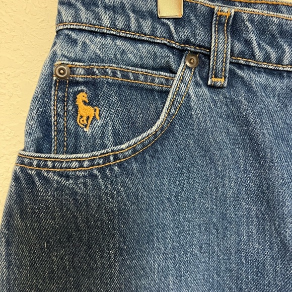 Classic Denim Skirt Hunt Club Vintage Split front skirt Unsized READ - Picture 7 of 7